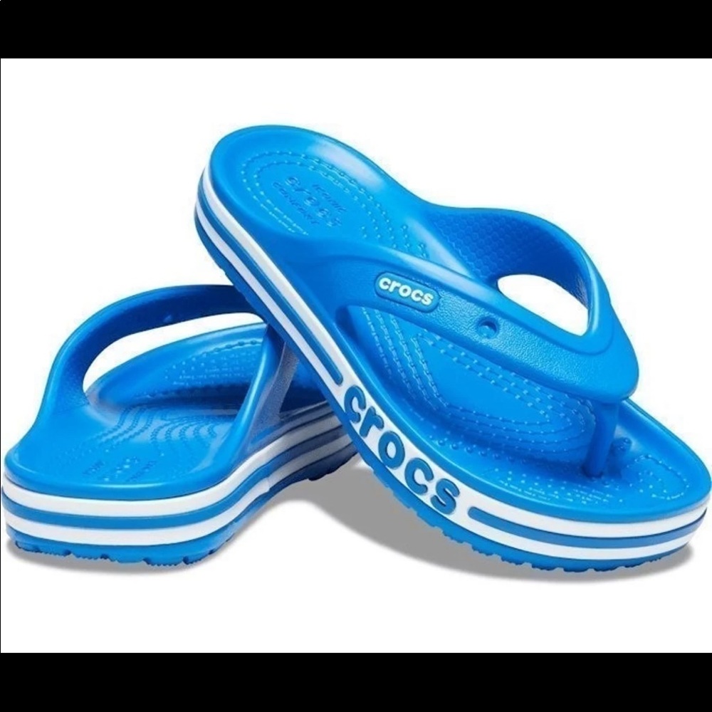Crocs Kids' Bayaband Flip / C10 / Bright Cobalt